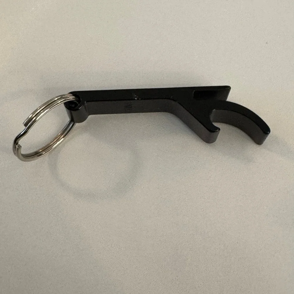 Goose Island Beer Company Black Bottle Opener Keychain Bar Tool‎